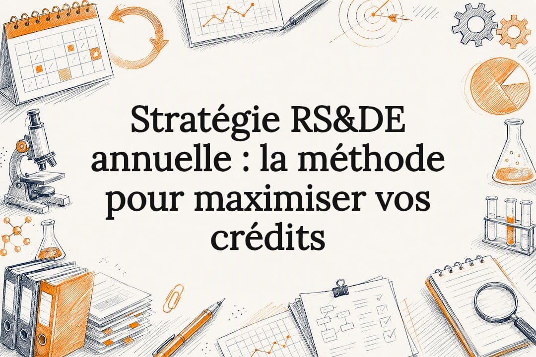 Carte de titre présentant une stratégie RSDE annuelle