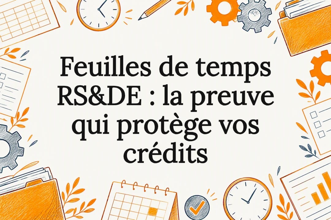 Exemple de feuille de temps et justificatifs
