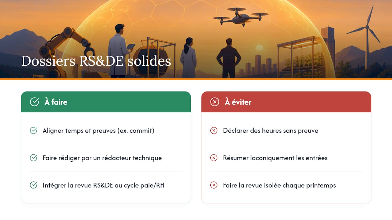Perspective experte : ce que révèlent les dossiers RSDE bien documentés — overview diagram