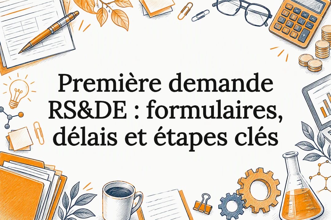 Page de garde illustrée pour la demande RS&DE