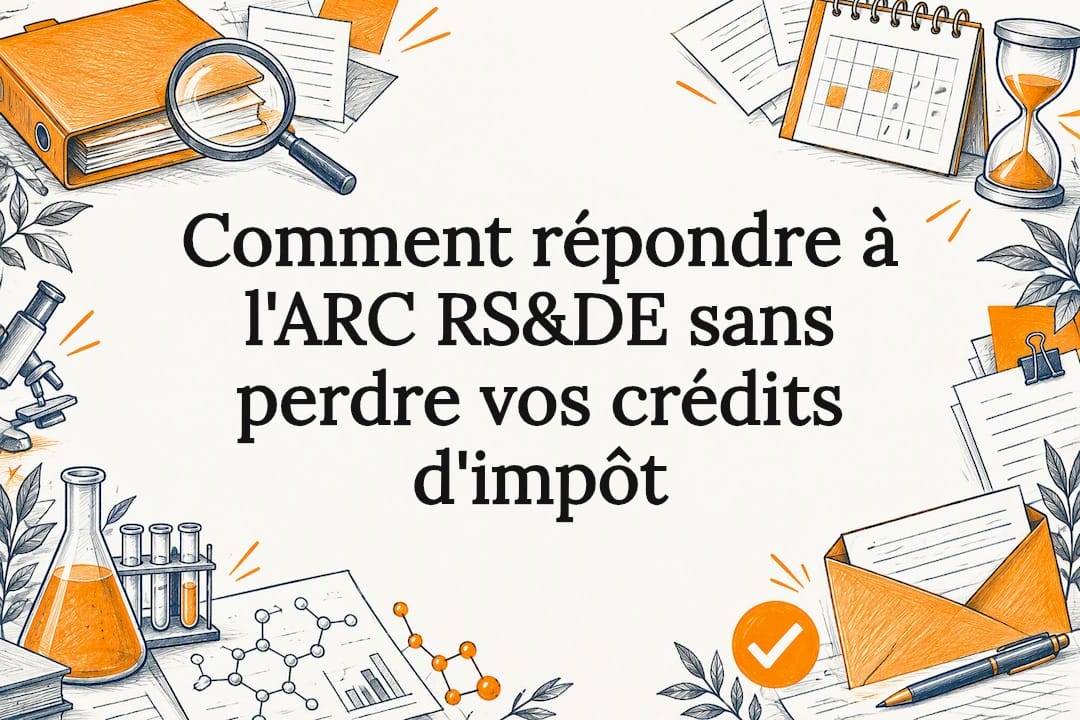 Carte titre illustrée d'une réponse de l’ARC