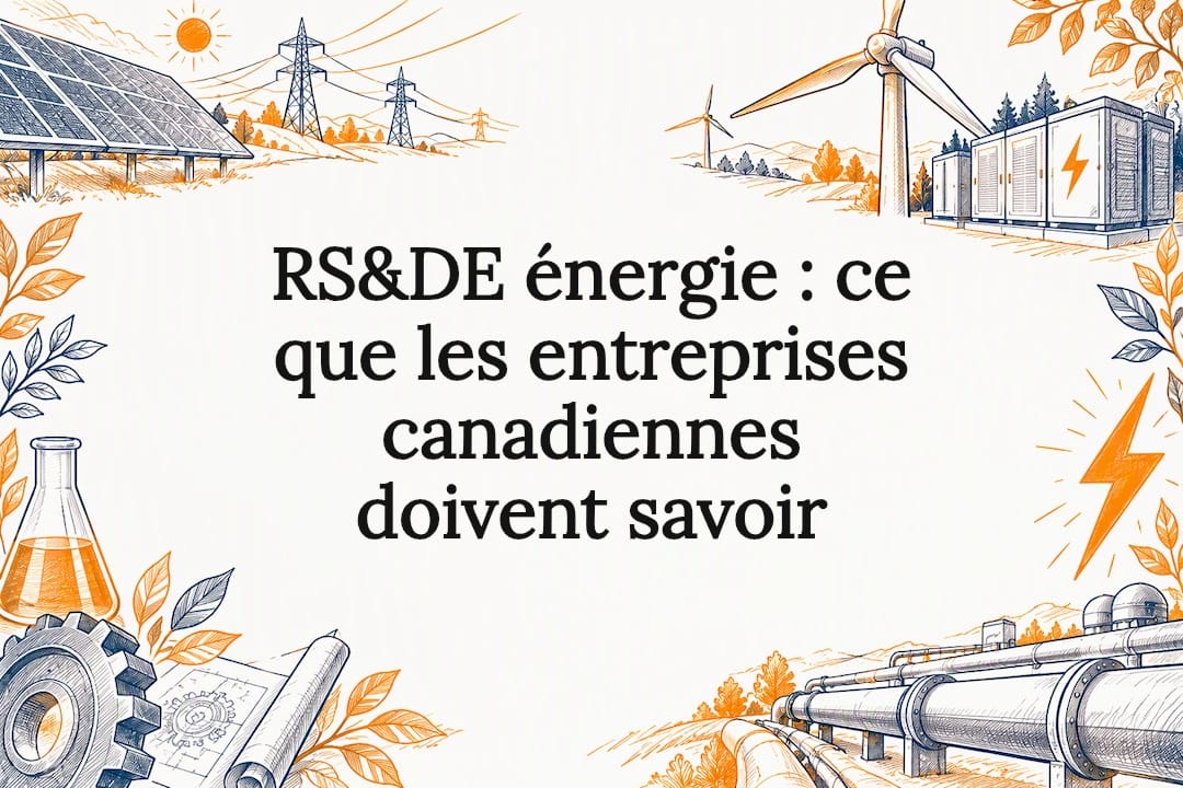 Carte de titre illustrée sur la RSDE énergétique
