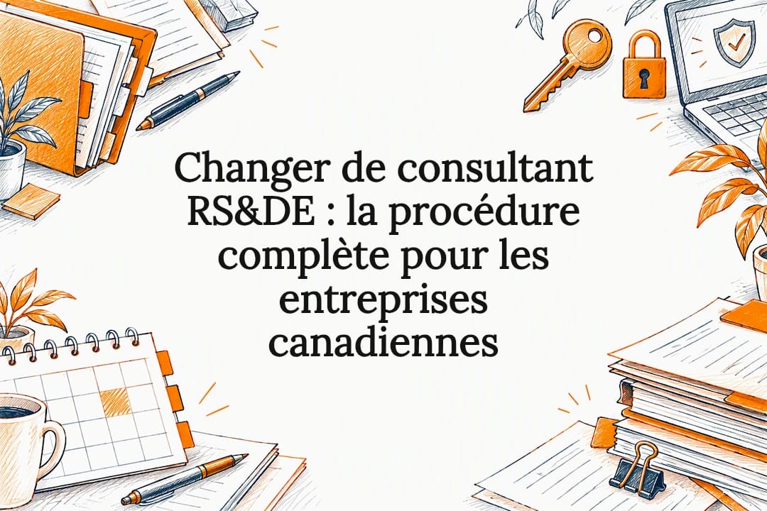 Carte titre illustrée sur la transition RS&DE