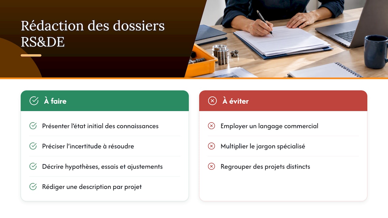 Approche spécifique pour la rédaction technique des dossiers RSDE — overview diagram