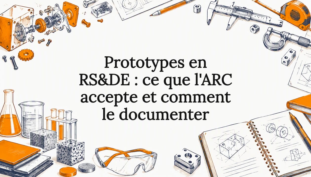Carte illustrée des prototypes en RS&DE