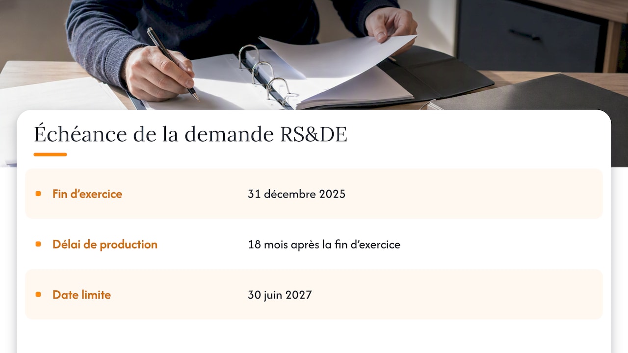 Échéance RS&DE après la fin d’année fiscale